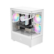 앱코 큐빅 미니 타워 케이스 화이트, U20M, 1개