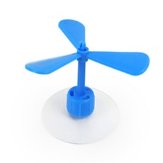 이샵 미니 프로펠러 팬시 데스크장식 사무실 선물용인테리어 모니터꾸미기소품, 옐로우