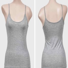 이너용 고급 소재 스판사 여성 끈런닝