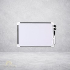 화이트보드 세트 양면 30x40cm 자석2 펜 포함 알림판 게시판 1세트