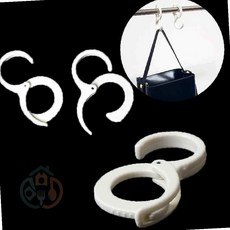 플라스틱 S자고리 2P 에스자 고리 9자고리 S고리 걸이, 1개, 화이트