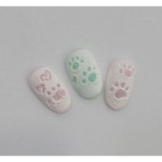 네일파우더 눈꽃파우더 강아지발자국네일 눈가루네일, 1개, 눈꽃글리터