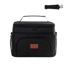 14L大容量保溫保冷袋, 黑色, 14L