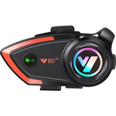 오토바이헬멧 블루투스 인터콤 헤드셋 IPX6 방수방진 소음제거 /대화 기능, Y80PRO Y80PRO