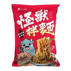 和秋 怪獸麻辣鴨血豆腐450g 發票怪獸聯名 乾拌麵 麻辣鴨血, 1個, 和秋 怪獸拌麵136g【麻醬+辣醬】