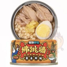 無膠佛跳牆 貓罐頭 4種好料總匯, 80g, 24個, 黃金鮮鮪