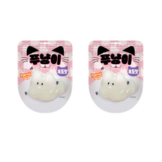 건영제과 푸냥이 젤리 포도맛, 2개, 90g
