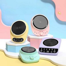 전기곤로 인덕션 1구 미니핫플레이트 온도조절 캠핑 21 12CM프라이팬-핑크, 23 12CM우유냄비-그린