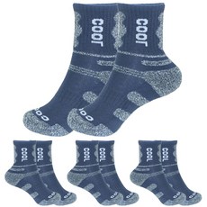 남녀공용 등산 스포츠 중목 장목 양말 흡한 쿠션 양말 4켤레, 4개, 05 중목 네이비
