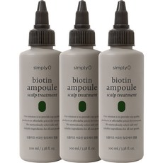 심플리오 비오틴 탈모케어 앰플, 3개, 100ml