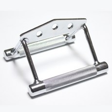 TORQUE 치닝바 +연결고리[비너]세트 등운동 시티드로우바 티바로우 바 페럴바 홈짐케이블 삼두운동 케이블크로스오버 하이폴리바 페이스풀, 3홀치닝바[크롬]+비너, 1개