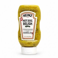 하인즈 핫도그 랠리쉬 375ml 3개 피클 머스타드 소스