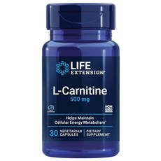 라이프익스텐션 L-카르니틴 500mg 캡슐 30정