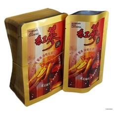 알미늄 3중지 적외선 홍삼파우치팩 홍삼비닐팩 홍삼봉투 홍삼봉지 스텐딩파우치 100장묶음