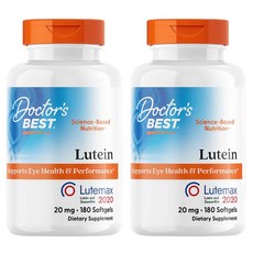 Doctor's BEST 葉黃素軟膠囊, 180顆, 2罐