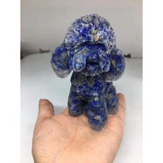 애완돌 반려돌 푸들 펫돌 반려석 애완석 돌멩이 키우기, 청금석, 1개