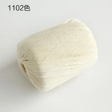 레이스 손뜨개질 크로셰 자수 예술 공예 스웨터 스카프 라인 중간 굵기, 1개, 2. milky white