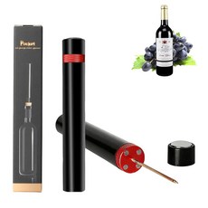 ECLATIS Aeropop 와인 오프너 에어로 팝 바늘 타입 병따개 휴대용 공기 압력 가정 레스토랑 파티용 1 레드 269933, ECLATIS Aeropop 와인 오프너, 에어로 팝