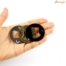 병마개 셀프 병따개 만들기 오프너 벽 부착식 따개 천장 병뚜껑 주방 술집 실버 맥주 다기능 개봉 4cm, 청동나사포함, 1개