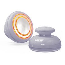 진동 EMS 온열 바디 마사지기 몸 마사지기 라이트 케어 C타입 충전, 퍼플