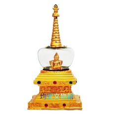 均安佛教文物館 藏傳大四角舍利塔, 大四方舍利塔-銀