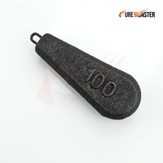 눈물 추 100호 친환경 봉돌 싱커 주물추 가자미 열기 대물 대어 낚시 1개입