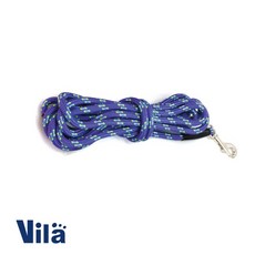 【VILA】 中小型犬貓用輕量超長牽繩 71g 6mmx300cm 獨家編織圓拉繩 特別輕量 貓咪 狗狗用繩, 1個, 紫-圓拉繩(6mm細圓繩), 紫