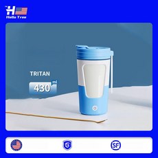 cha 프로틴쉐이커 스포츠물통 보충제 튼튼한물병, 라티 G 블루 430ml 트리탄 소재, 1개입, 1g
