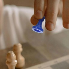 플라스틱 체스 말 색상 보드 게임 플라잉 체스용 작은 교육용 신뢰할, 1개, 기본