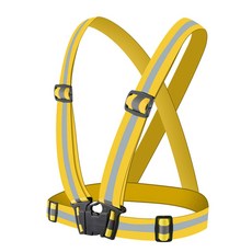 엑스반도 조깅 라이딩 야광 안전 형광 밸트 빛반사 조끼 X밴드 싱글라인(1줄), 옐로우(머스타드), 1개