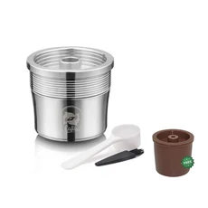 ICafilas 재사용 가능한 커피 캡슐 포드 illy X7.1 Y5 Mahine 스테인레스 스틸 리필 메이커, 15 As Picture