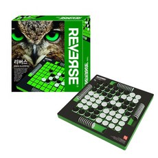 1P 리버스 돌뒤집기게임 보드게임 집중력 가족게임 3yo+1258Ht