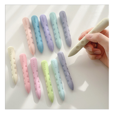 펜 모양 막대 지우개(혼합 색상 3개가 1세트), 1세트, 색상 랜덤