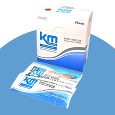 국산침 KM침 멸균 일회용침 0.20mm x 30mm 100쌈(1박스 1000개입), 1000개