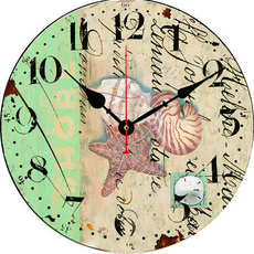 빈티지 수탉 라운드 벽시계 거실 침실 주방 홈 장식 벽시계 침묵 석영 시계 홈 장식 항목, 05 8inch(20CM), 1개