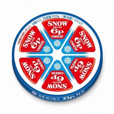 일본치즈 유키지루시 포션치즈 6P 102g 홈파티 양주 와인안주, 17g