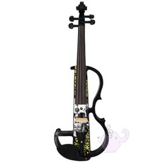 Elegant DSZ系列 電小提琴 白骨頭/黑骨頭 設計 - 愛樂芬音樂, 黑骨頭,簡配