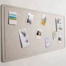 데이엘라 무타공 다용도 부착식 게시판 유치원 사무실 알림판 메모보드, 베이지