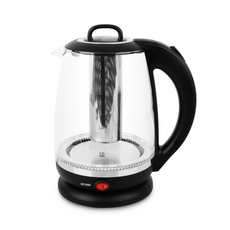 [독일브랜드] 대용량 전기포트 2L 빠른가열 자동전원차단 보온기능 유리포트 스테인레스 필터 분리세척 커피포트 티포트 주전자, 전기주전자 2L