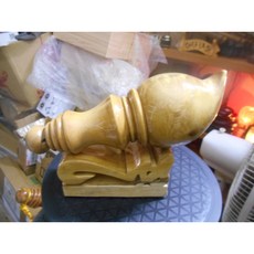 牛樟木招財如意文昌筆組含座, 1個