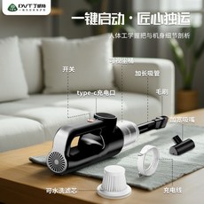 丁威特车载吸尘器大吸力强力车用家用通用无线车内小型手持式车用, 【车家两用】松柏绿,插电款【吸力弱】