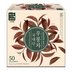 국내산 티백 우롱차 50티백 1.2gX50T 녹차원