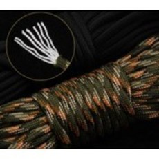 【K2】多用途傘繩(直徑3mm/4mm x 10公尺) 三色可選 NO.K2-0286/0315, (綠)迷彩,φ3mm, 1個