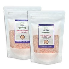 푸리오 히말라야 핑크솔트 굵은소금 1+1, 500g, 2개