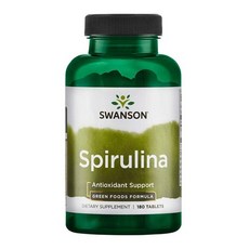 스완슨 스피루리나 500mg 180정 스피리루나 스피루니아 스피루나, 스완슨 스피루리나 500mg 180정 스피리루나 스피루, 1개