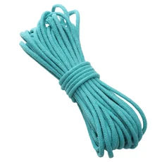 100% 순면 꼬임 끈 4mm 마크라메 면 끈 DIY 팔찌 열쇠고리 장식품 공예용, 02 4mm x 10meters, 17 Elegant Green