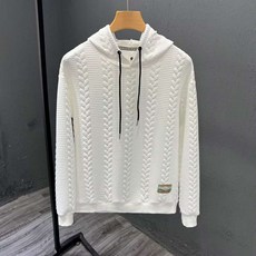 JIEVE 남성 패션 후드 스웨터 캐주얼 따뜻한 가을 겨울 니트 후디 스웨트셔츠 Z16