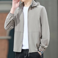 防曬外套女生大尺碼速乾透氣夏天休閒運動外套吸濕排汗冰絲涼感外套跑步登山連帽外套遮陽防水工作服輕量輕薄外套防曬衣外套9987防曬衣時尚防曬服, 淺灰色