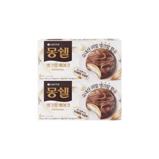 롯데제과 몽쉘 오리지널 생크림 케이크, 204g, 2개