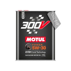 모튤 300V 파워 5W30 2L 100% 에스테르 합성 겸용 엔진오일, 1개